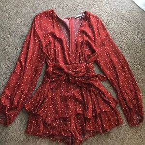 Ruffle romper from Vici